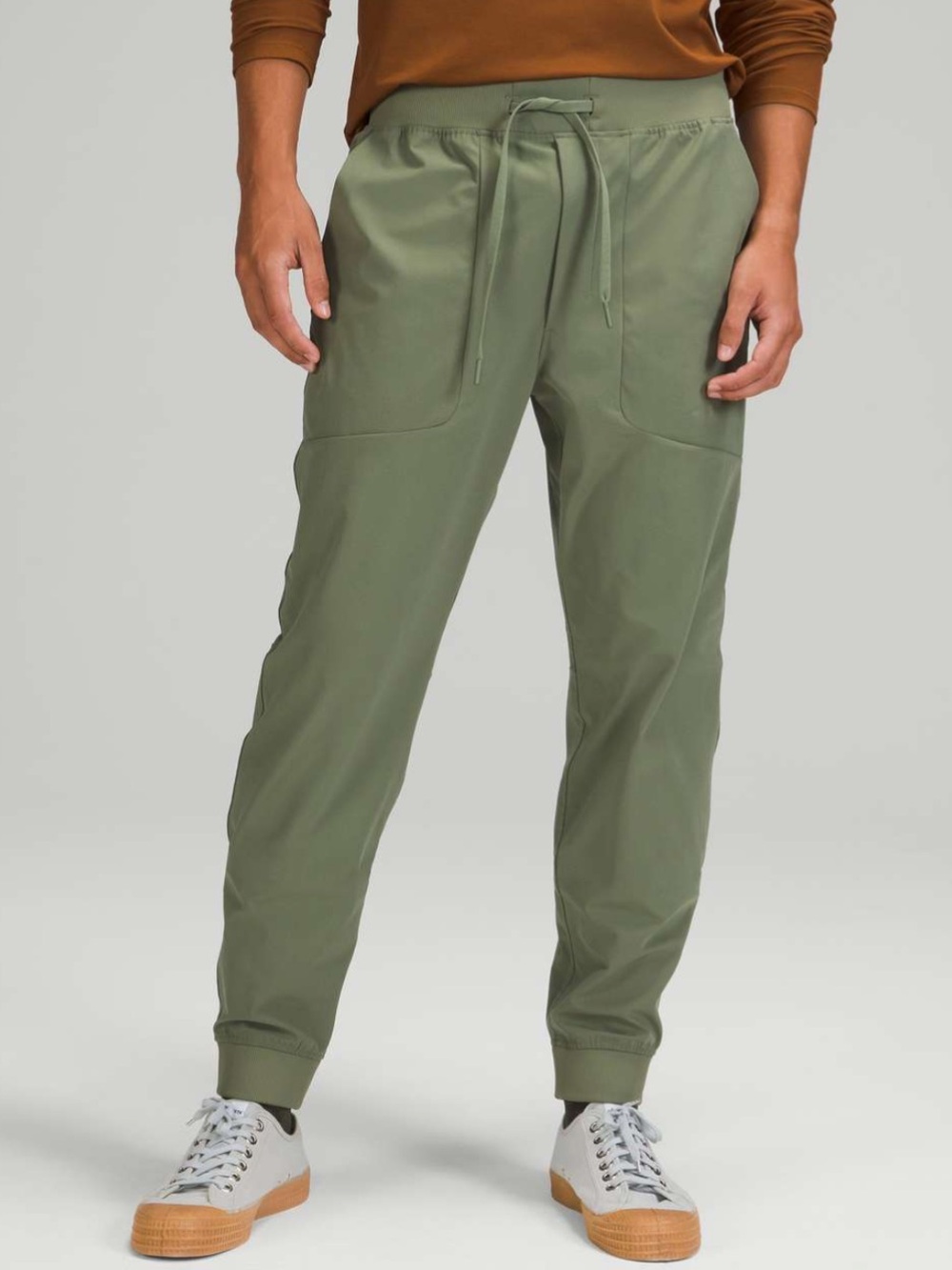 Lululemon Athletica ABC Jogger Warpstreme olive green drawstring Joggers